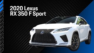 2020 Lexus RX 350 F Sport: Ultra White (Walk Around)