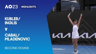 Kubler/Inglis v Sebastian Cabal/Mladenovic Highlights | Australian Open 2023 Second Round