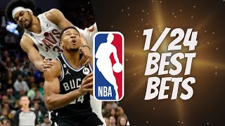 3 Best NBA Player Prop Picks, Bets, Parlays, Predictions for Today Wednesday January 24th 1/24