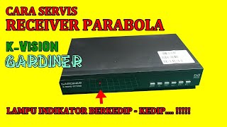 Receiver Gardiner G 88 HD lampu indikator berkedip kedip