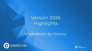 GibbsCAM 2026 Highlights - Undo/Redo by History