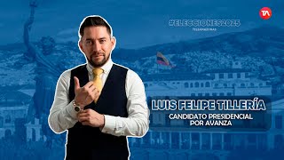 Entrevista al candidato presidencial Luis Felipe Tillería: Que los presos trabajen como 'chinos'