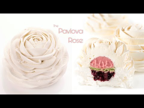 Rose Pavlova Cake Recipe