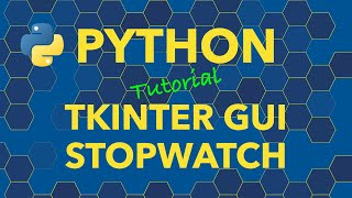 Python Tkinter GUI Stopwatch