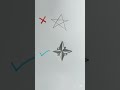 how to draw a unique star😱✨