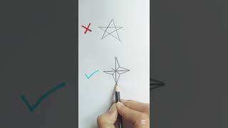 How to Draw A Unique Star😱✨