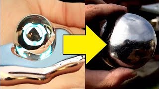 How To Make Mirror-Polished Japanese Foil Ball From Gallium - DIY