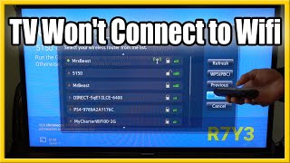 Samsung Smart TV Won't Connect to Wifi Internet (Easy Fix Tutorial)