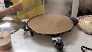 Making of Ethiopian Injera