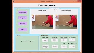 MATLAB code for Video Compression