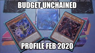 YUGIOH BUDGET Unchained Profile - Feb 2020