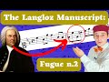 The secret for writing a fugue in less than 2 hours - Langloz MS fugue n. 2 #fugue #partimento