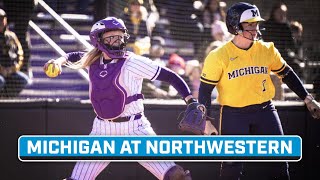 Michigan at Northwestern | Big Ten Softball | Apr. 6, 2024 | B1G+ Encore