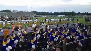 Belvidere High School cheerleaders and Poms