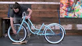 How to Assemble Firmstrong Siren Three Speed Beach Cruiser Bicycle