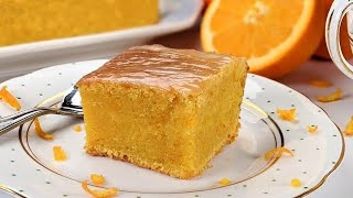 Whole Orange Cake: 3 ingredients / ♥ So delicious! No eggs! It melts in your mouth👍🔝