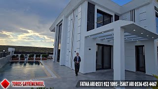 Didim Efeler de Köşe Başı 400m2 Arsa İçerisinde Satılık  4+1 Ayrı Mutfak Havuzlu Müstakil Lüks Villa