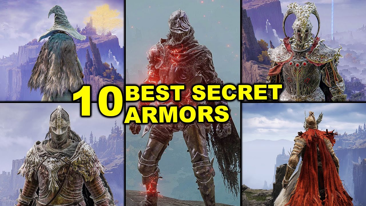 Elden Ring - How To Get 10 Best Secret Armor Sets - YouTube