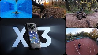 Экшн-камера Insta 360 X3. Как снимает? Тестим по бездорожью, под водой, на велосипеде...