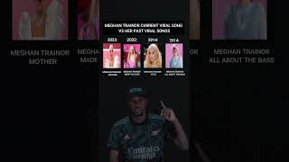 Meghan Trainor’s Current Viral Song Vs Past Viral Songs- Mother, Made you look ,etc #shorts #viral