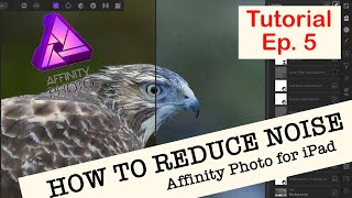 HOW TO REDUCE NOISE - AFFINITY PHOTO IPAD - Editing Tutorial Ep. 5