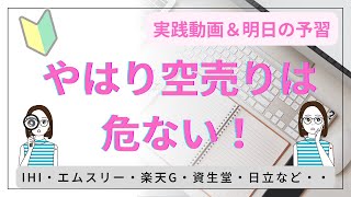 【撃沈】三井E\u0026Sにやられる・・・休み空けの相場は振り出しに戻った様子・・・明日の予習もしてるよ！