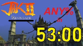 Jak II Any% Speedrun in 53:00