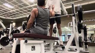 Bench press (3 reps 205 lbs)