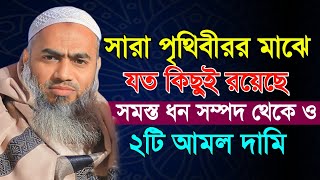 সারা পৃথিবীর মাঝে যত কিছু রয়েছে সমস্ত ধন সম্পদ থেকে দুইটি আমল দামি। Mufti mustakunnabi kasemi