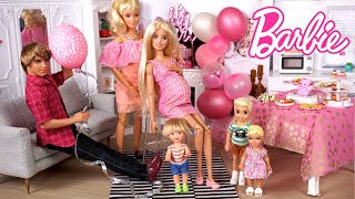 Barbie & Ken Doll Family Baby Shower Story