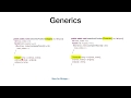 Linked Lists -- Generics