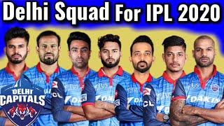 IPL 2020 Delhi Capitals Predicted Squad | DC Team For IPL 2020 | Delhi Capitals Players List