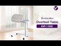 โต๊ะคร่อมเตียง Overbed Table ENT-1103C | ALLWELL