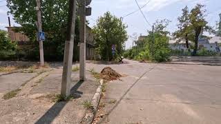 A casual stroll down to the Dnieper, the occasional shelling in Kherson UA summer of 2024