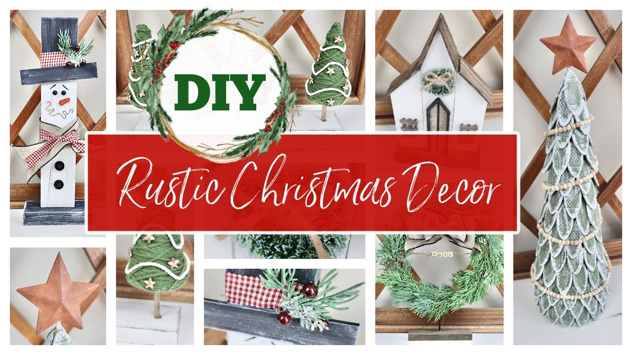 *NEW* Rustic Christmas DIY's | High End Farmhouse Christmas Decor For ...