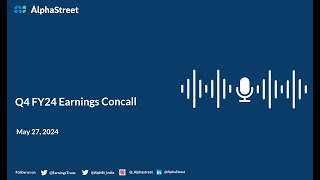 DMCC Speciality Chemicals Ltd Q4 FY2023-24 Earnings Conference Call