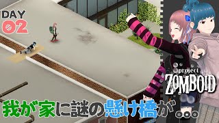 Project zomboid 2日目『屋内の探索』拠点周辺の屋内に残ったゾンビさんをチェック！｜ゾンボイド実況｜VOICEVOX実況｜Project Zomboidマルチプレイ