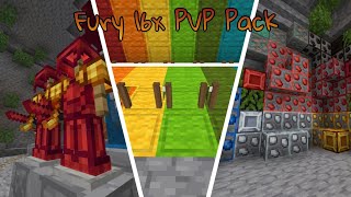 Fury 16X PvP Pack - 1.19 Minecraft Bedrock Edition