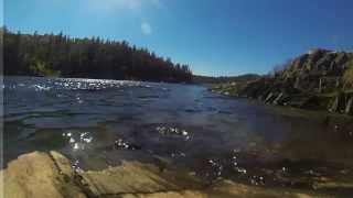 Rattlesnake Bar and the North Fork of the American River.