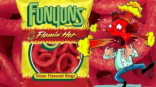 Funyuns Flamin' Hot Onion Rings Tasting