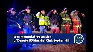 LIVE: Memorial motorcade for slain deputy U.S. marshal Christopher Hill (Part 3)