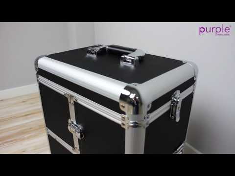 Mala e Trolley para cosméticos - Suitcase and Trolley for cosmetics by Purple Professional Mala e Trolley para cosméticos - Suitcase and Trolley for cosmetics by Purple Professional