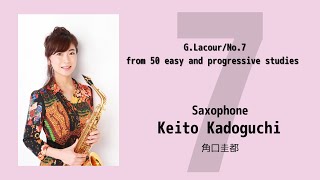 No. 7 from G.LACOUR / 50 easy and progressive studies ラクール　50の練習曲より7番