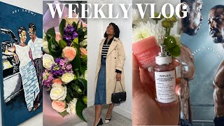 WEEKLY VLOG | LONDON ART SHOW, MICROLOCS & SKIN UPDATE, CREED 3 REVIEW, OVERTHINKER STRUGGLES & MORE