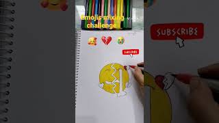 emoji mixing challenge #tiktok #rgcrafts #123go #creativeart #viral #trending #shorts #bts #ytshorts