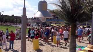 Margaritaville AC - Land Shark Bar deck Summer 2013 before JIMMY BUFFETT concert