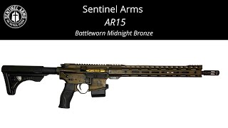 Battleworn Midnight Burnt Bronze AR15