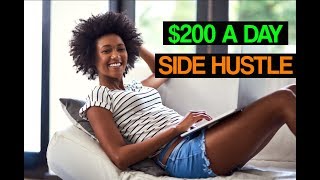 Best Side Hustle Ideas - Make $200 DAILY From This One Job Online!