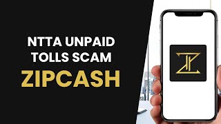 Fake NTTA Unpaid Tolls Invoice - ZipCash Lane Text Scam