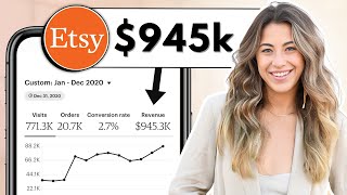 How I Did over $945,000 My First Calendar Year on ETSY